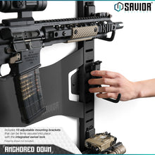 Horizontal Wall Rack w/ 10 Hooks