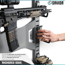 Horizontal Wall Rack w/ 10 Hooks