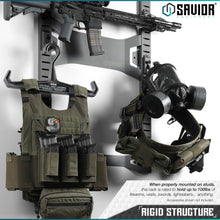 Horizontal Wall Rack w/ 10 Hooks