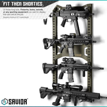 Horizontal Wall Rack w/ 10 Hooks