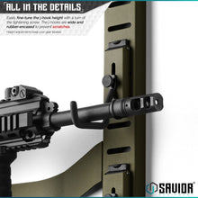 Horizontal Wall Rack w/ 10 Hooks