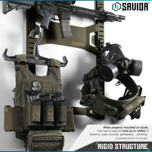Horizontal Wall Rack w/ 10 Hooks