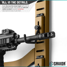 Horizontal Wall Rack w/ 10 Hooks