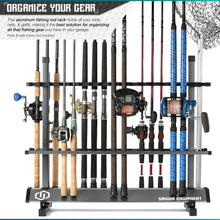 Aluminum Fishing Rod Holder Rack - 24/36/48 Slots