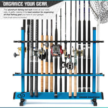 Aluminum Fishing Rod Holder Rack - 24/36/48 Slots