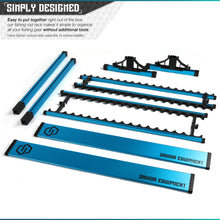 Aluminum Fishing Rod Holder Rack - 24/36/48 Slots