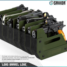 Mobile Pistol Storage Rack w/ Handle - 4/6/8/12 Slots