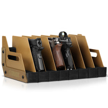 Mobile Pistol Storage Rack w/ Handle - 4/6/8/12 Slots