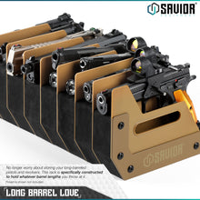 Mobile Pistol Storage Rack w/ Handle - 4/6/8/12 Slots