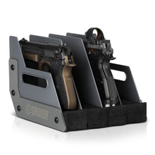 Mobile Pistol Storage Rack w/ Handle - 4/6/8/12 Slots