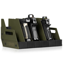 Mobile Pistol Storage Rack w/ Handle - 4/6/8/12 Slots