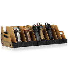 Mobile Pistol Storage Rack w/ Handle - 4/6/8/12 Slots