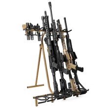 Mobile Firearm Rack Stand - 6 Rifles & 8 Pistols