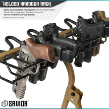 Mobile Firearm Rack Stand - 6 Rifles & 8 Pistols