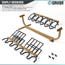 Mobile Firearm Rack Stand - 6 Rifles & 8 Pistols