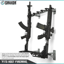 Rifle Wall Rack - 6 Slots
