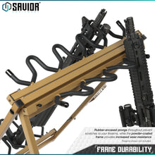 Shorty Rifle Rack - 9 Slots