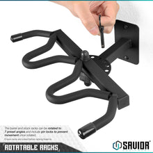 Angle Adjustable Rifle Wall Rack - 3 Slots