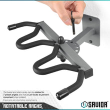 Angle Adjustable Rifle Wall Rack - 3 Slots
