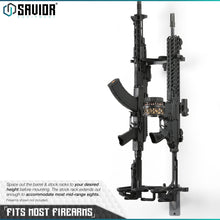 Angle Adjustable Rifle Wall Rack - 3 Slots