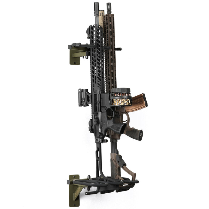 Angle Adjustable Rifle Wall Rack - 3 Slots