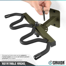 Angle Adjustable Rifle Wall Rack - 3 Slots