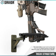 Angle Adjustable Rifle Wall Rack - 3 Slots