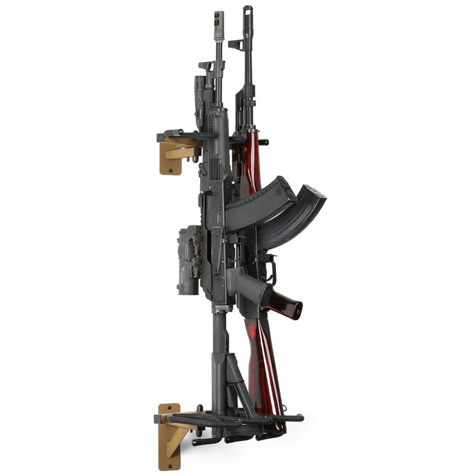 Angle Adjustable Rifle Wall Rack - 3 Slots