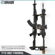 Angle Adjustable Rifle Wall Rack - 3 Slots
