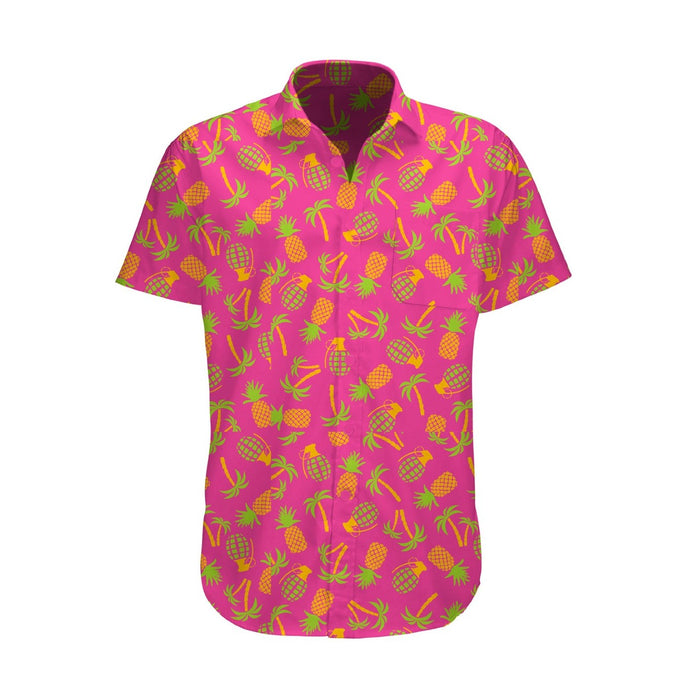 Tropic Like Its Hot Button-up