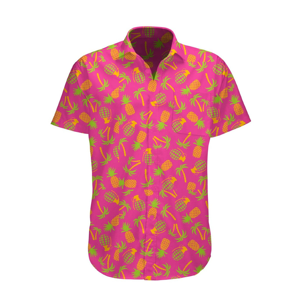 Tropic Like Its Hot Button-up