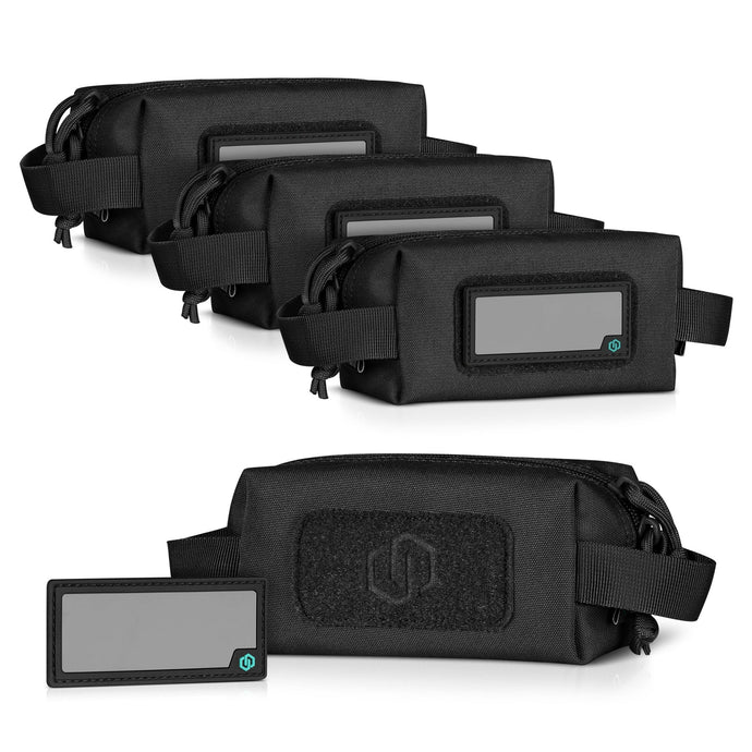 Obsidian Black; Saviour Equipment - Loose Sac Mini - Soft Ammo Carrier - 4 Pack - HCC Tactical