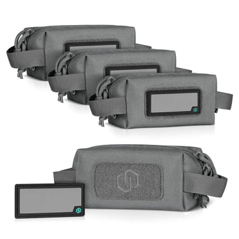 SW Gray; Saviour Equipment - Loose Sac Mini - Soft Ammo Carrier - 4 Pack - HCC Tactical