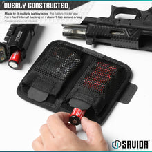 Battery Holder w/ Hook Backing - 2 Slot