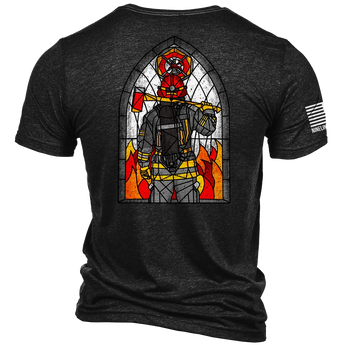 Nine Line - Stained Glass Firefighter - HCC Tactical