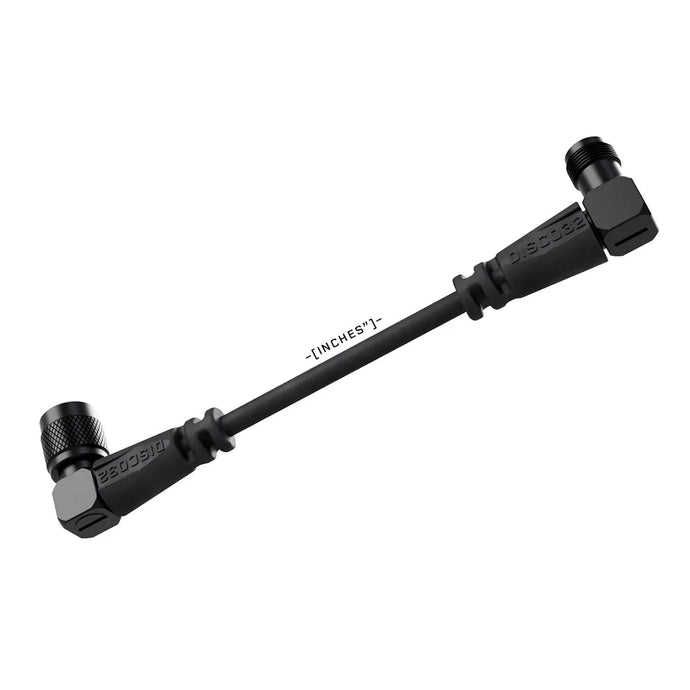 Black; Disco 32 - Ultra Flexible Relocation Cable TNC 90° - HCC Tactical