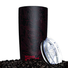 Topo 20 oz Black/Red Tumbler