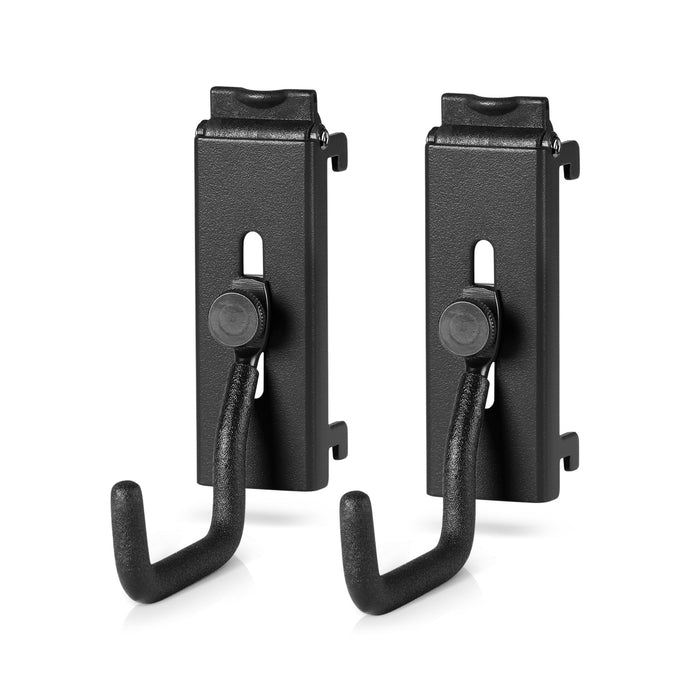 Wall Rack System - Adjustable J-Hook, Small (2-Pack)