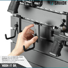 Wall Rack System - Adjustable J-Hook, Small (2-Pack)
