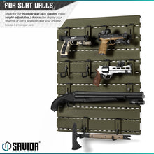 Wall Rack System - Adjustable J-Hook, Small (2-Pack)