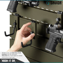 Wall Rack System - Adjustable J-Hook, Small (2-Pack)