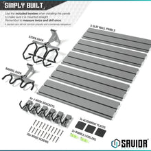 Wall Rack System - 5 Panel Kit W/ Attachments
