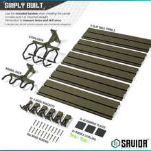 Wall Rack System - 5 Panel Kit W/ Attachments