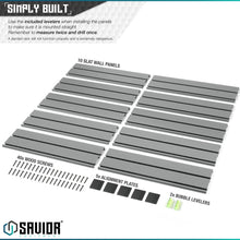 Wall Rack System - 10 Panels (48" W x 31" H)