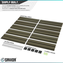 Wall Rack System - 10 Panels (48" W x 31" H)