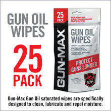 Real Avid - Gun-Max Gun Oil Wipes – 25 Pack - v3 - HCC Tactical