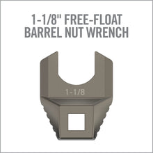 Real Avid - Master Fit Wrench Heads - Extended & Standard castle Nut Wrench - 1-1/8" Free-Float Barrel Nut Wrench - HCC Tactical