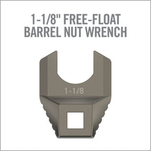 Real Avid - Master Fit Wrench Heads - Extended & Standard castle Nut Wrench - 1-1/8" Free-Float Barrel Nut Wrench - HCC Tactical