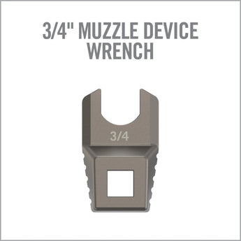 Real Avid - Master Fit Wrench Heads - Extended & Standard castle Nut Wrench - 3/4" Muzzle Device Wrench - HCC Tactical