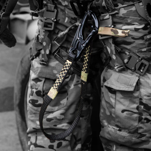 Black; Matbock - Soteria Static Lanyard - HCC Tactical
